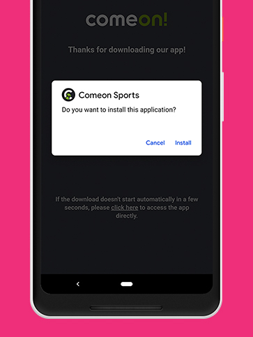Screenshot for Step 2 in App Download