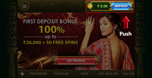How to Deposit on Bollywood casino?
