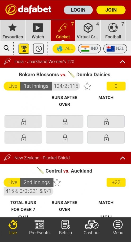How to Bet cricket at Dafabet
