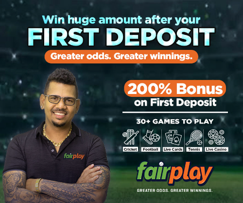 How to get a 100% welcome bonus on first deposit at Fairplay?