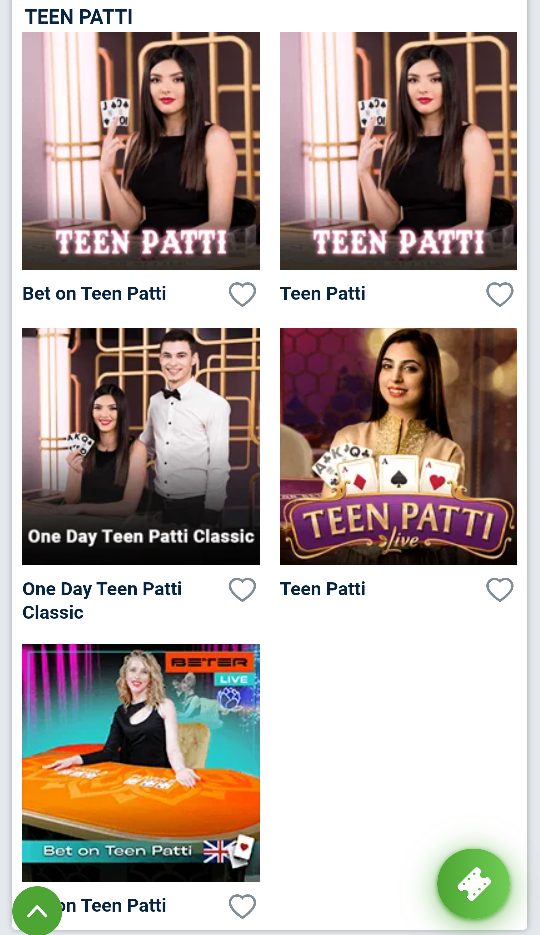 Teen Patti on 20Bet