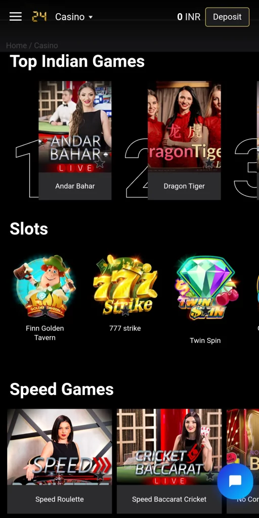 Top Indian Games at 24betting