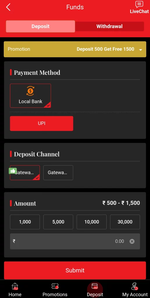 How to Make a Deposit at Marvelbet?