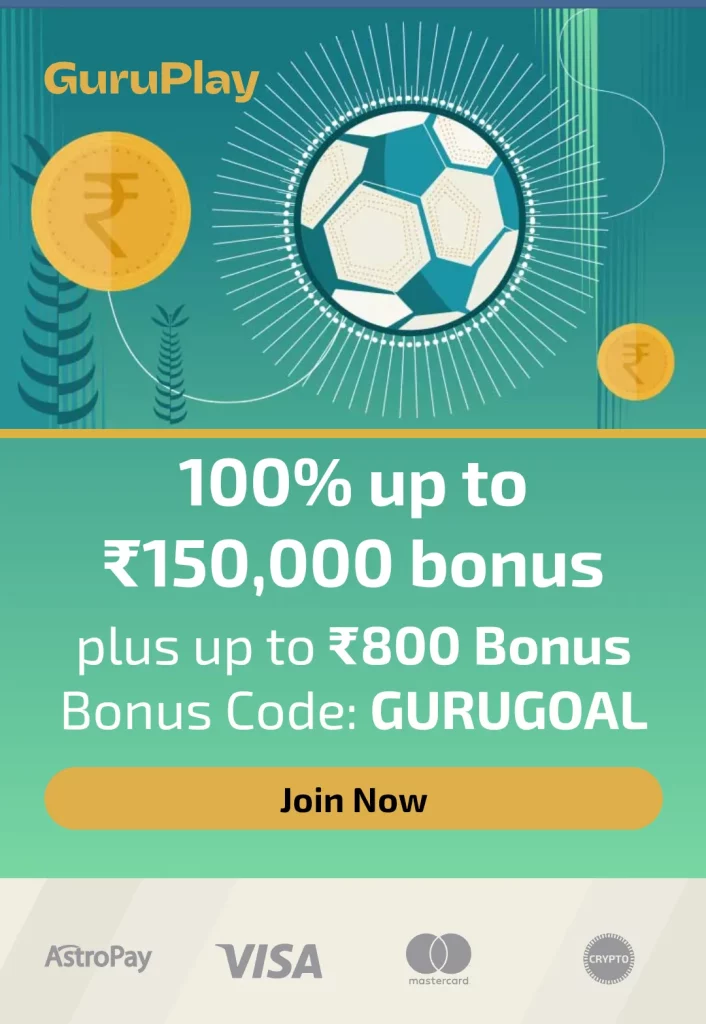 Welcome Bonus at Guruplay