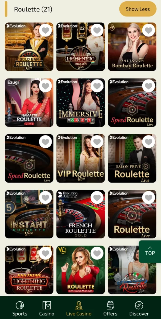 Roulette Games at Guruplay 