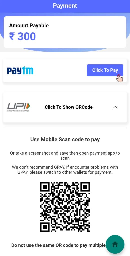 payment page at PGEbet 