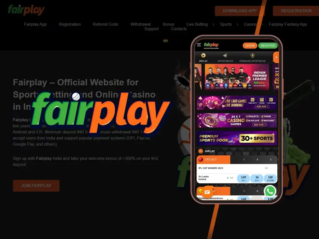 Fairplay Betting App for Android and iOS