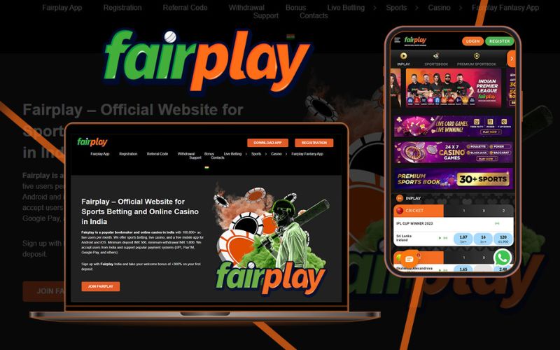 Fairplay homepage menu